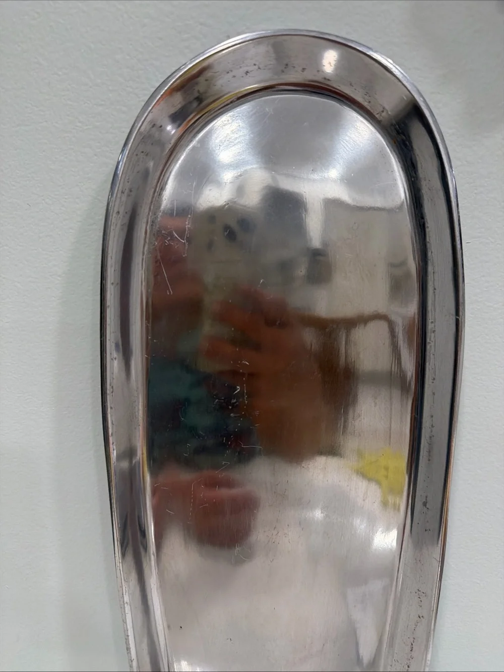 Pottery Barn Silver Rectangular Metal Tray